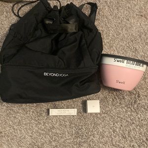 Fabfitfun spring 2024 box items beyond yoga backpack & swell salad bowl